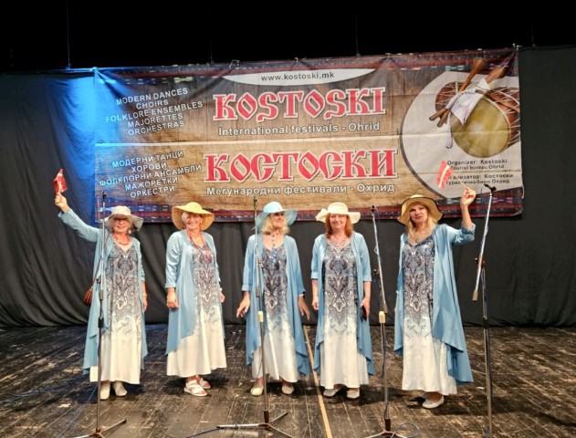 Dzismu ansambļa "Ventiņ" starptautiskajā festivālā Ohridā 2025. gadā